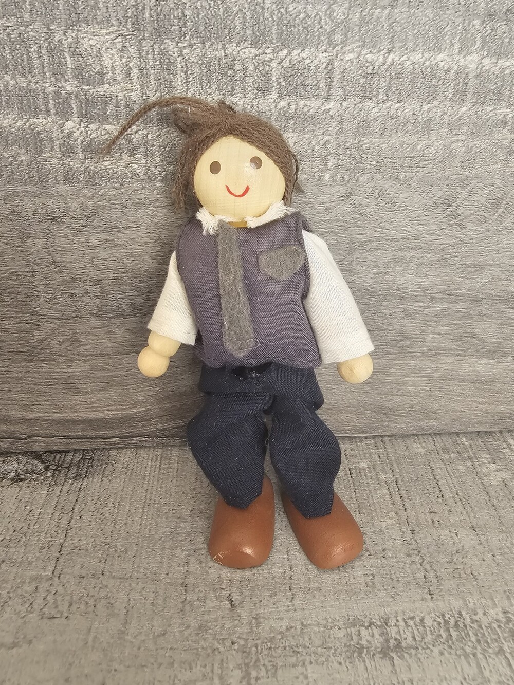 KidKraft Wooden Playhouse Therapy Doll Family Bendable Caucasian Replacement